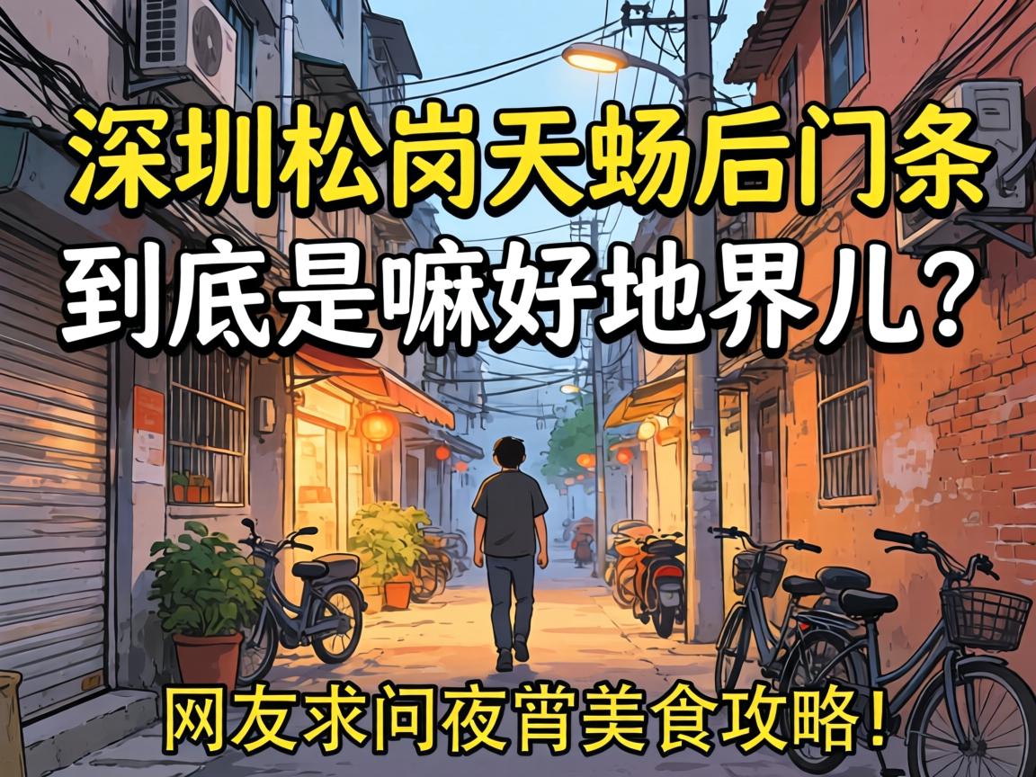 深圳松岗天虹后门一条巷子到底是嘛好地界儿？网友求问夜宵美食攻略！