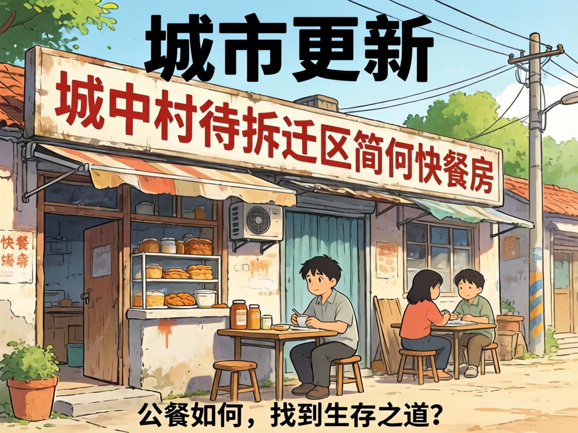 面临都会更新，，，，城中村待拆迁区简陋快餐房怎样找到生涯之道？？？？？