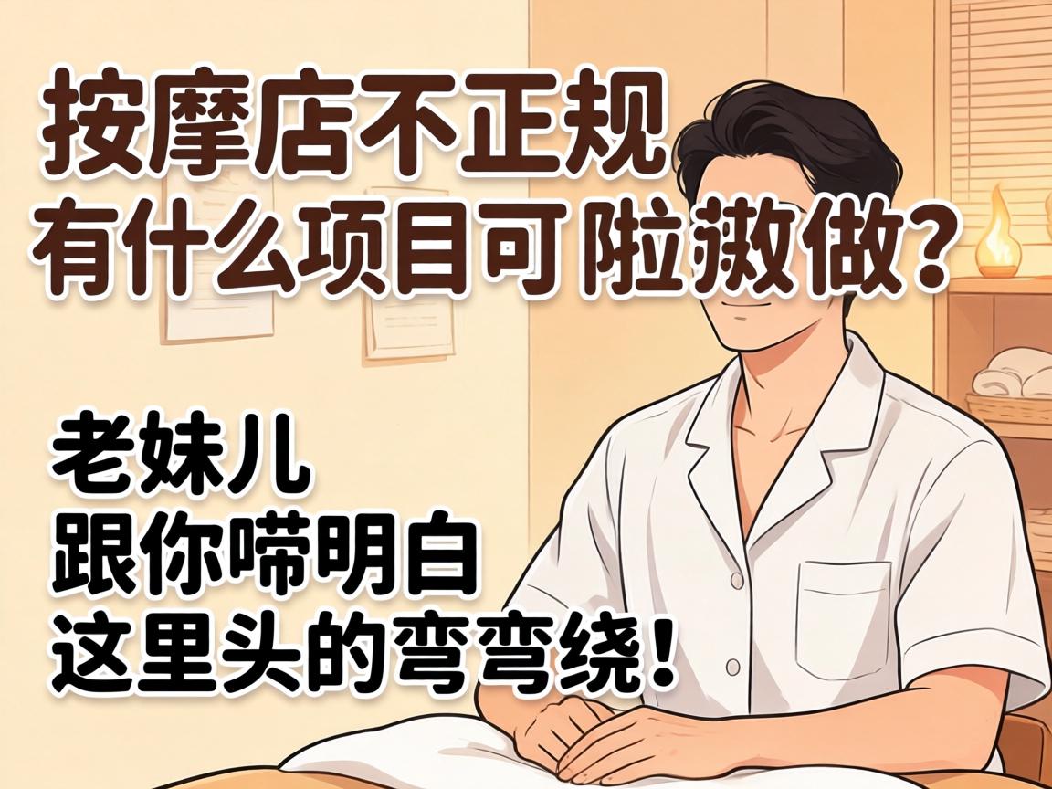 推拿店不正规有什么项目能够做？老妹儿跟你唠领略这里头的弯弯绕！