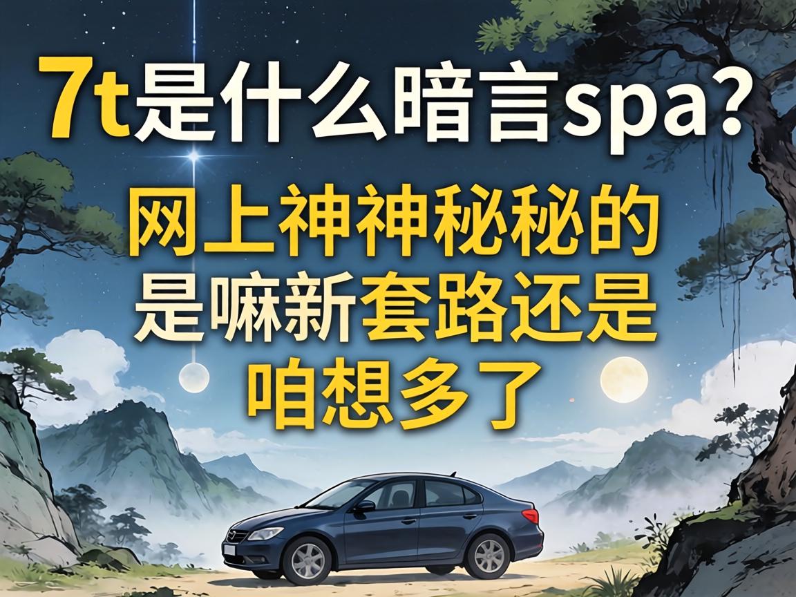 7t是什么暗语spa？网上神神秘秘的，是嘛新套路还是咱想多了？