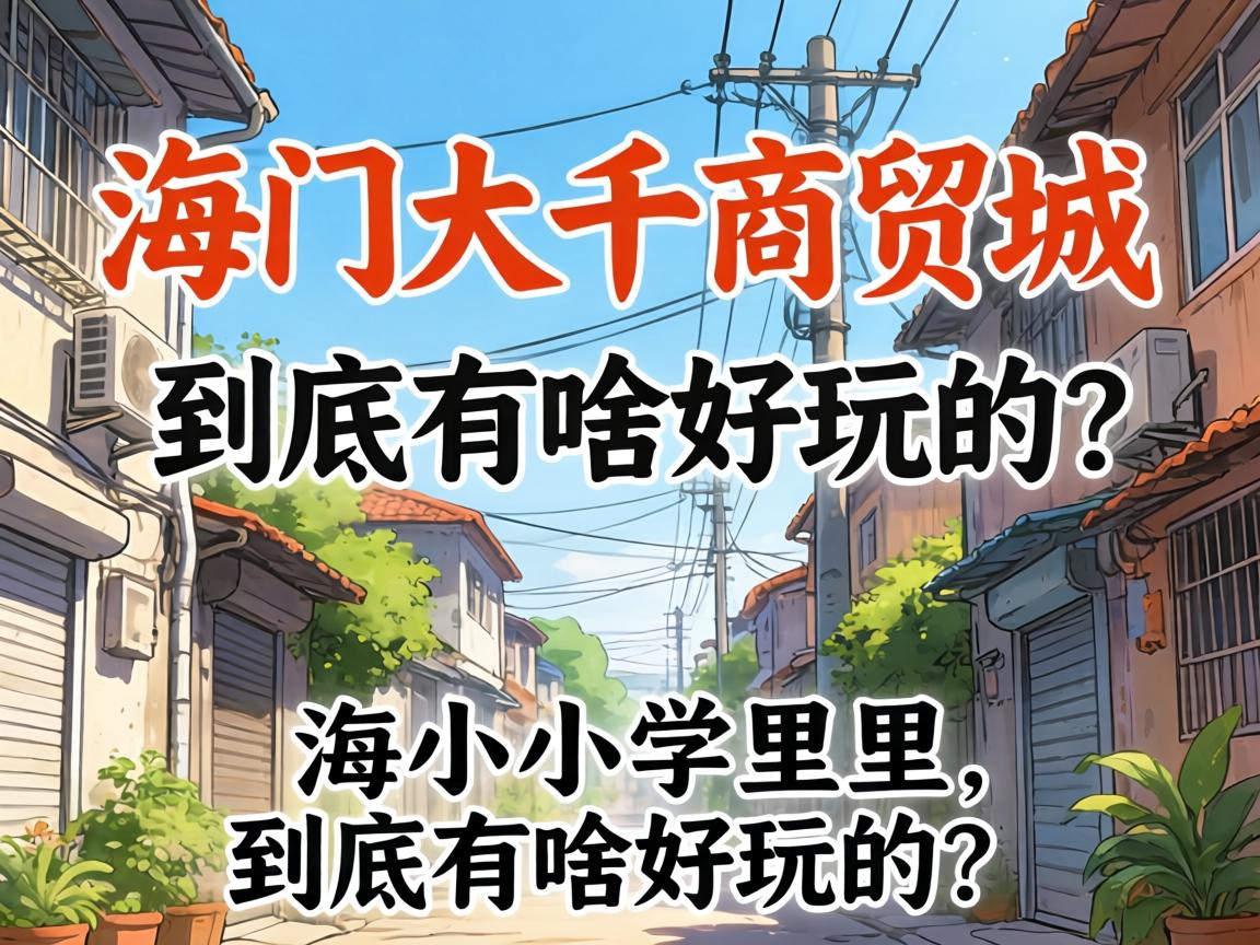 海门大千商贸城幼小路里到底有啥好玩的？