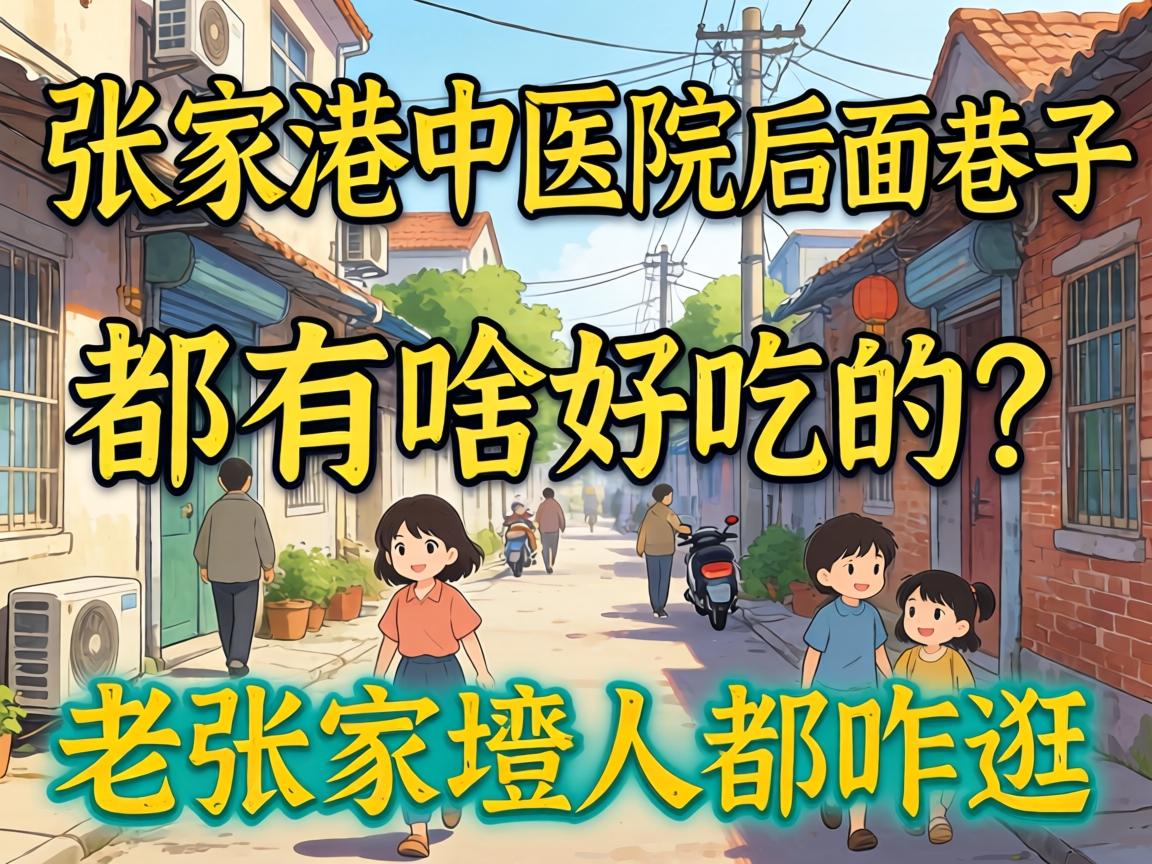 张家港中医院后面小路都有啥好吃的？老张家港人都咋游？