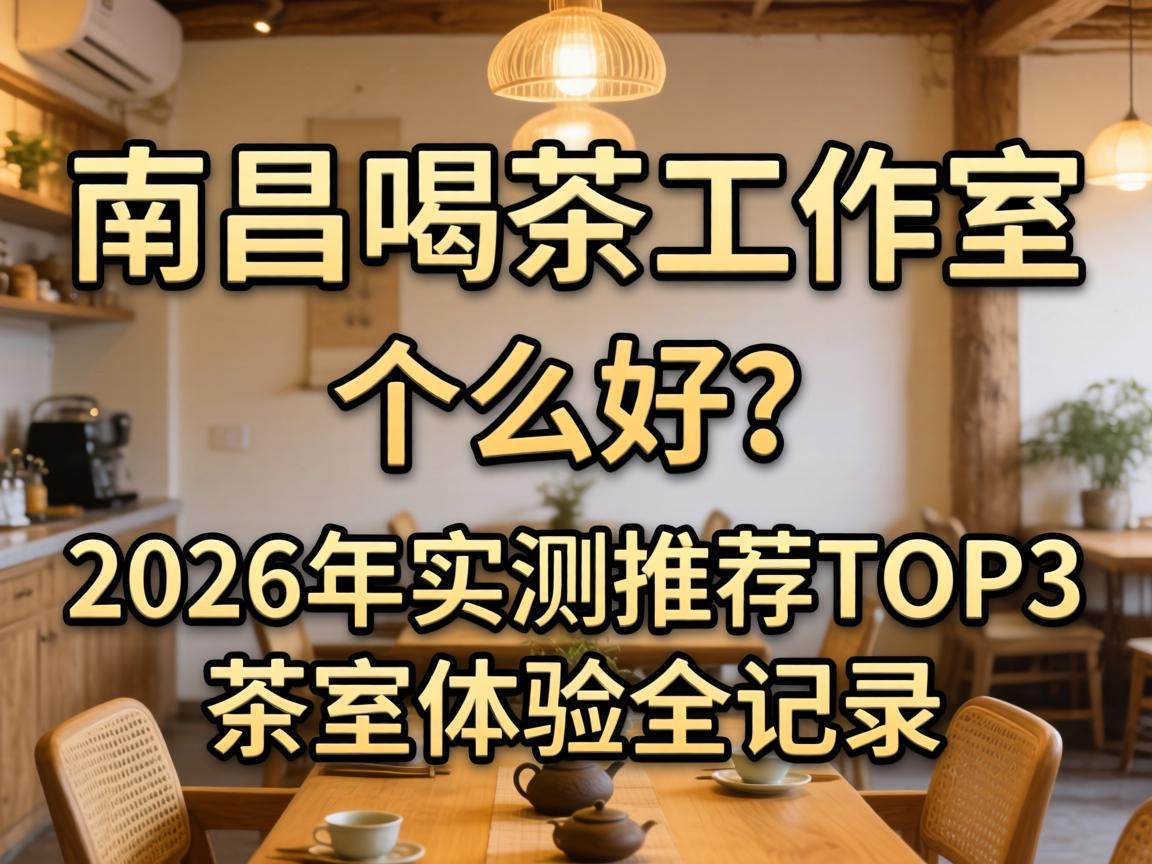 南昌喝茶工作室哪家好？2026年实测推荐TOP3茶室体验全记录