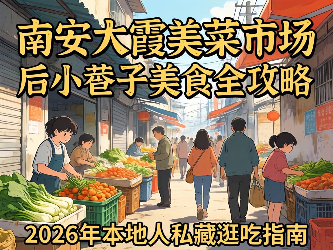 南安大霞美菜市场后小巷子美食全攻略：2026年外地人私藏逛吃指南
