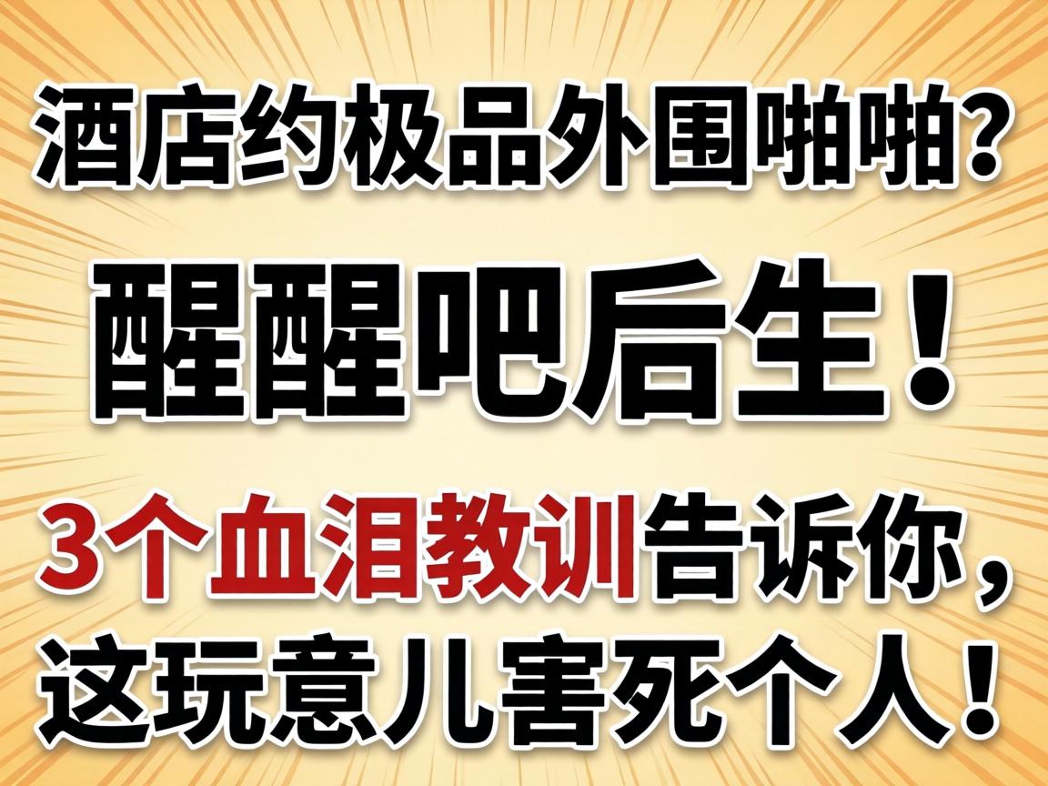 酒店约极品外围啪啪？醒醒吧后生！3个血泪教训告诉你，这玩意儿害死个人！