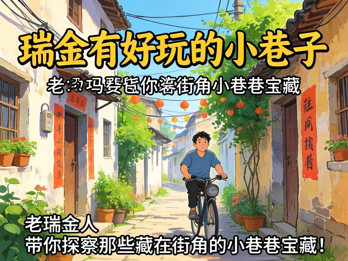 瑞金有好玩的小巷子吗？老瑞金人带你探访那些藏在街角的小巷宝藏！