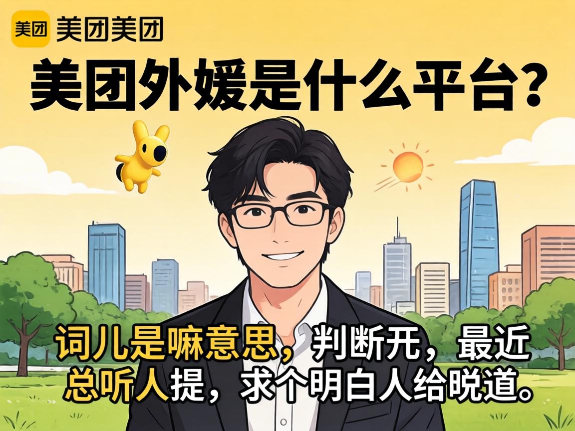 美团外媛是什么平台？这词儿是嘛意思？最近总听人提，求个明白人给说道说道