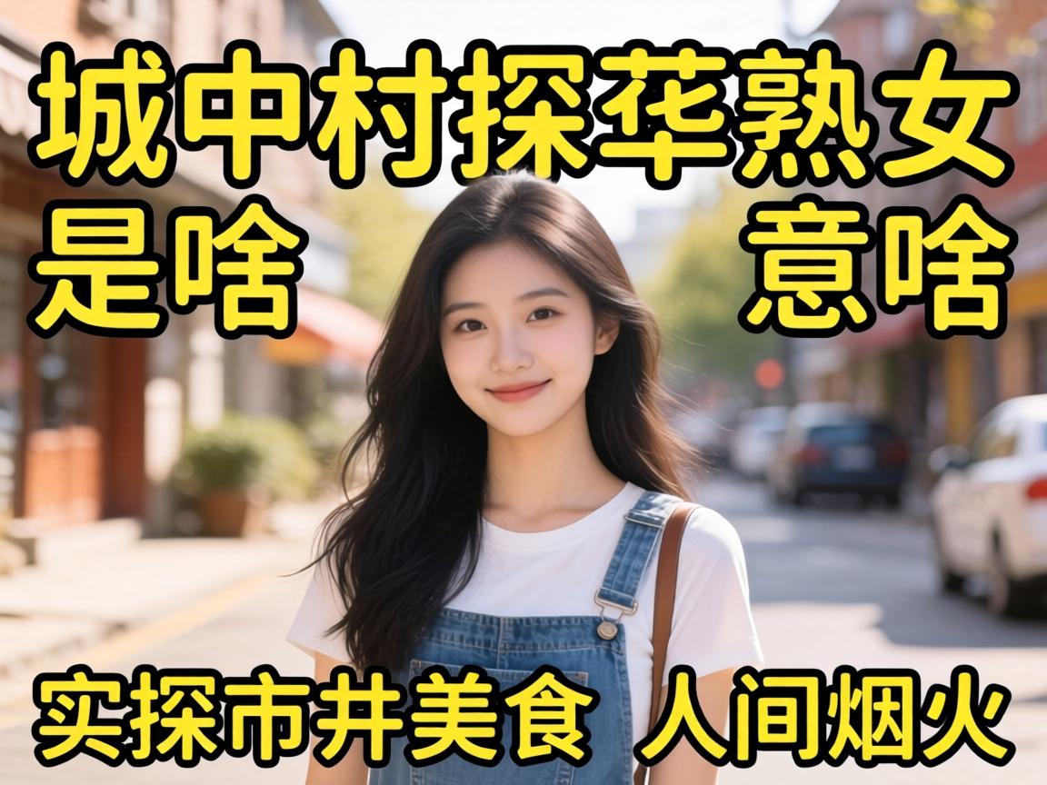 城中村探花熟女是啥意思？实探商人美食与人间烟火