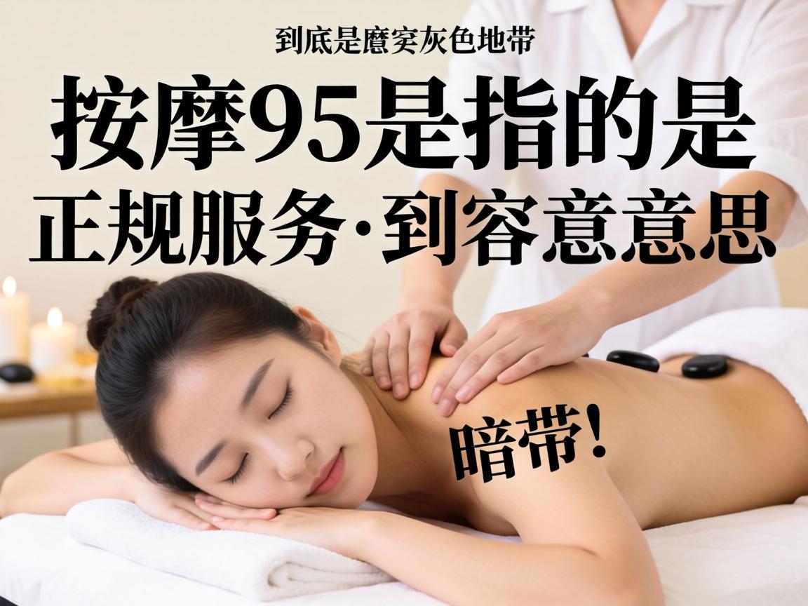 按摩95是指的是什么意思？它到底是正规服务还是灰色地带的暗号？