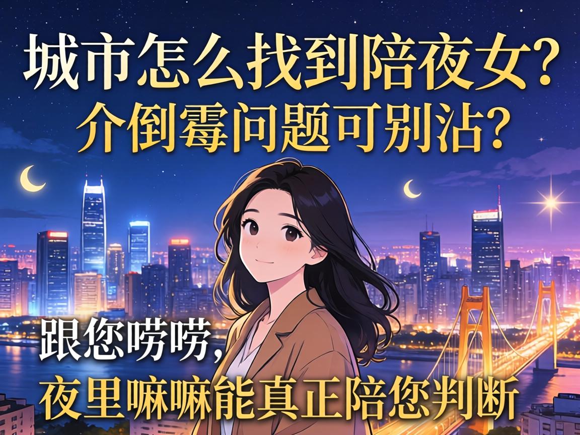 城市怎幺找到陪夜女？介倒霉问题可别沾，跟您唠唠夜里嘛能真正陪您