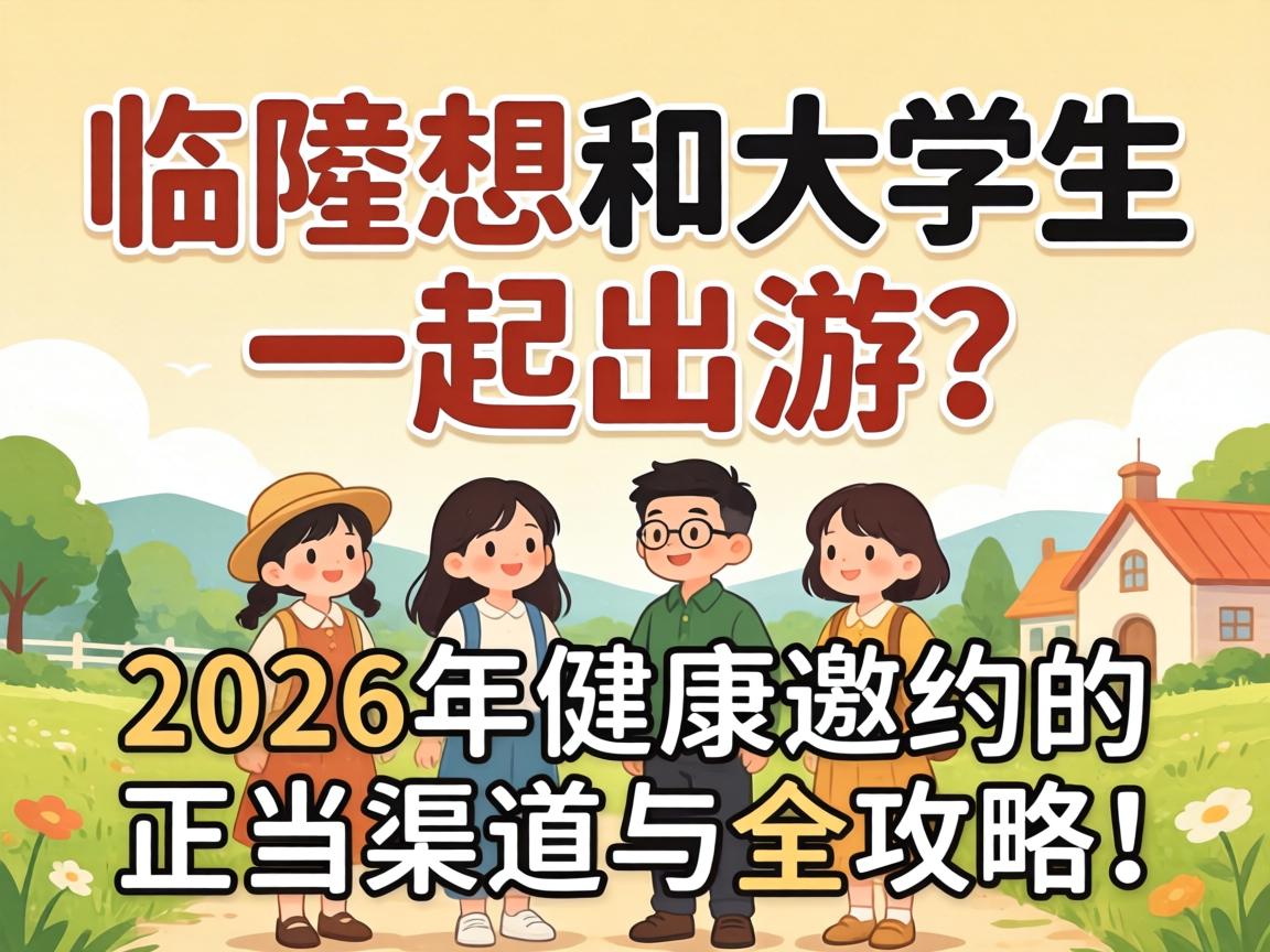 在临潼想和大学生一起出游？？？？2026年康健邀约的正当渠道与全攻略！