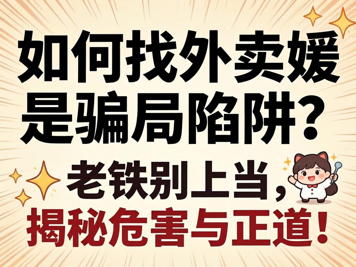 若何找表卖媛是圈套陷阱？老铁别受骗，揭秘风险与正路！