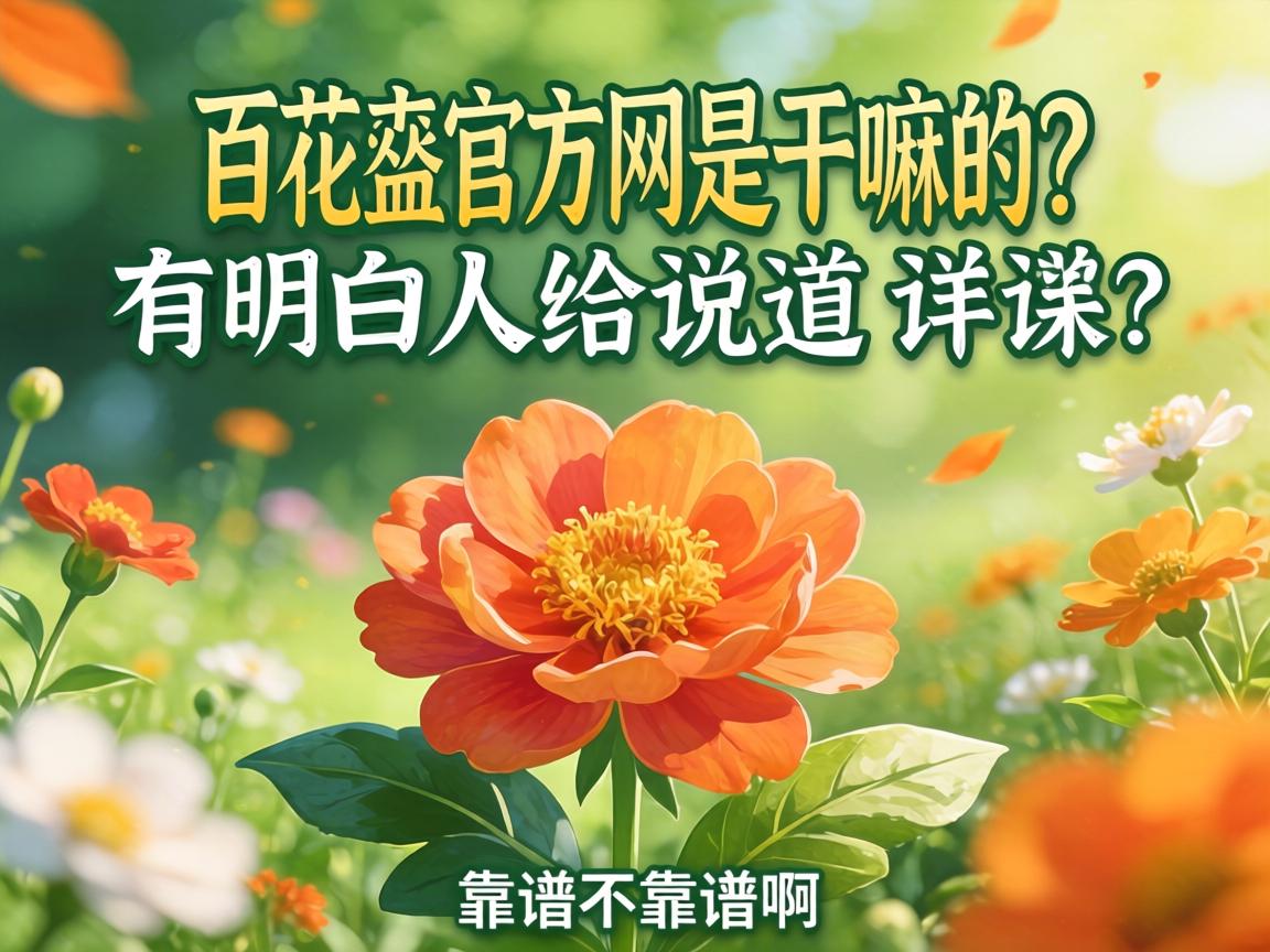 百花丛官方网是干嘛的？有明白人给说道说道吗？靠谱不靠谱啊？