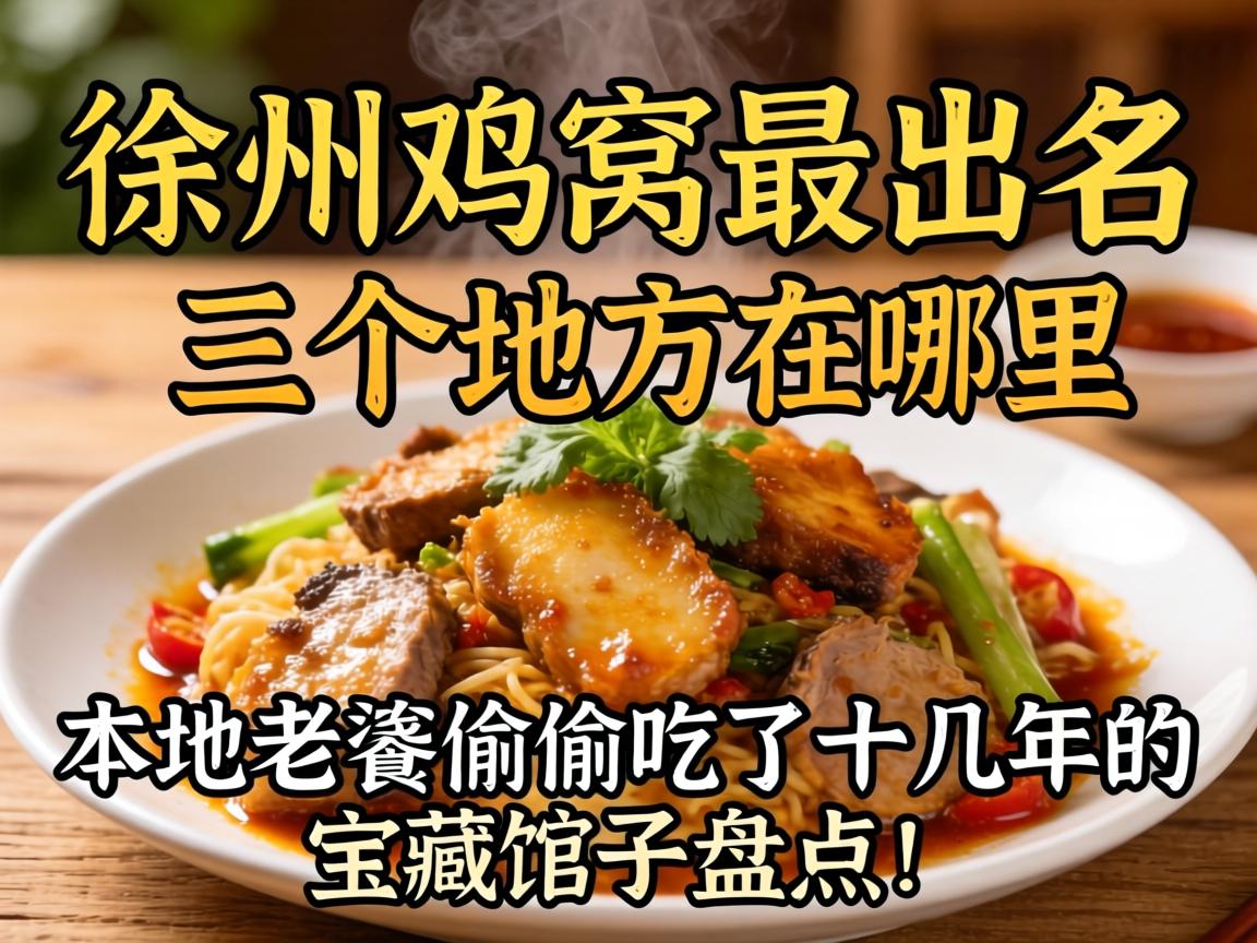 徐州鸡窝最出名的三个地方在哪？本地老饕偷偷吃了十几年的宝藏馆子盘点！