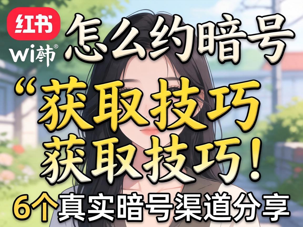 小红书上怎么约暗号获取技巧，6个真实暗号渠道分享