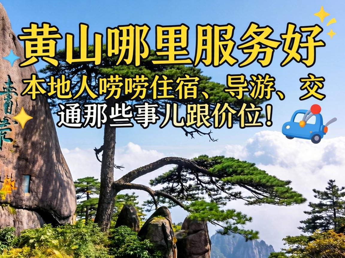 黄山哪里有服务好？本地人唠唠住宿、导游、交通那些事儿跟价位！