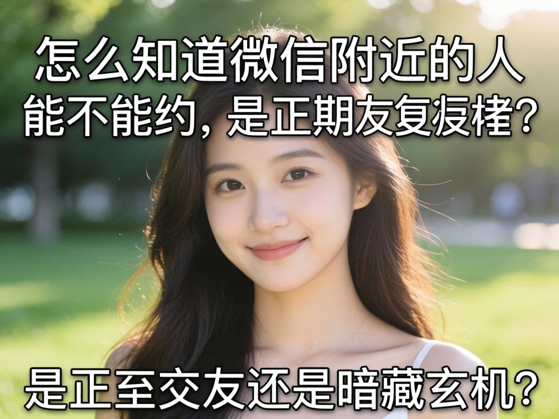 怎么知道微信附近的人能不能约，是正经交友还是暗藏玄机？