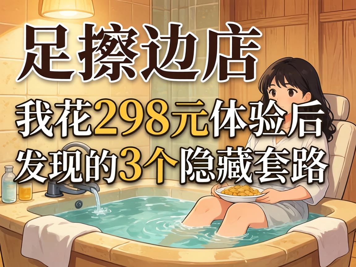 足浴店的擦边球，我花298元履历后发现的3个暗藏套路，过后细思极恐