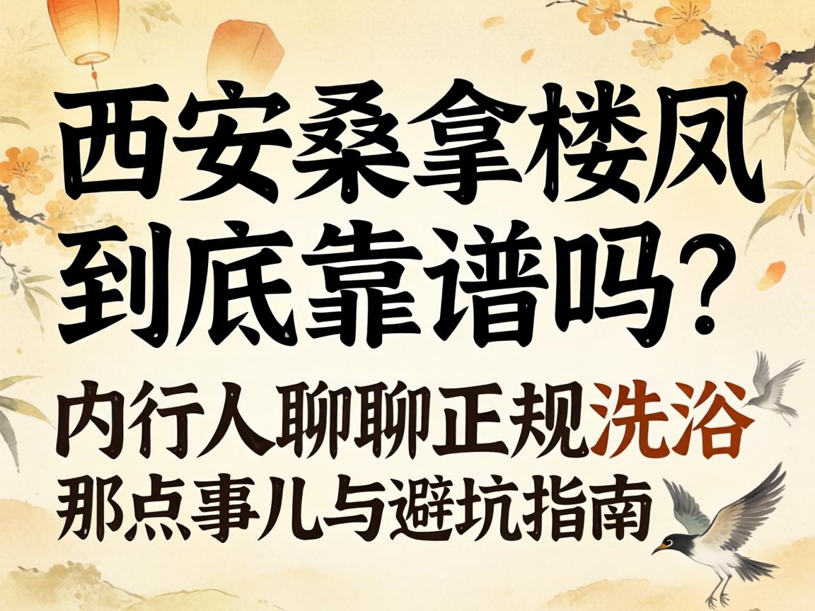 西安桑拿楼凤到底靠谱吗？在行人聊聊正规沐浴那点事儿与避坑指南