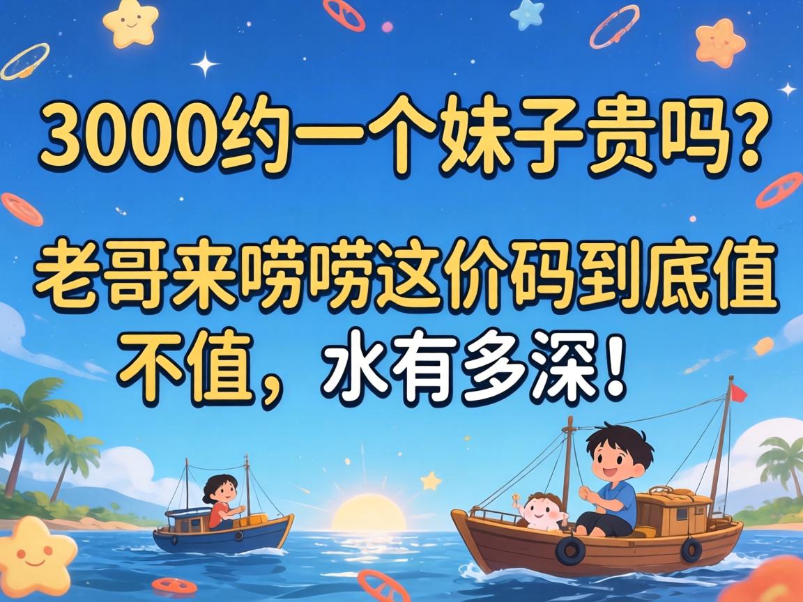 3000约一个妹子贵吗？老哥来唠唠这价码到底值不值，水有多深！