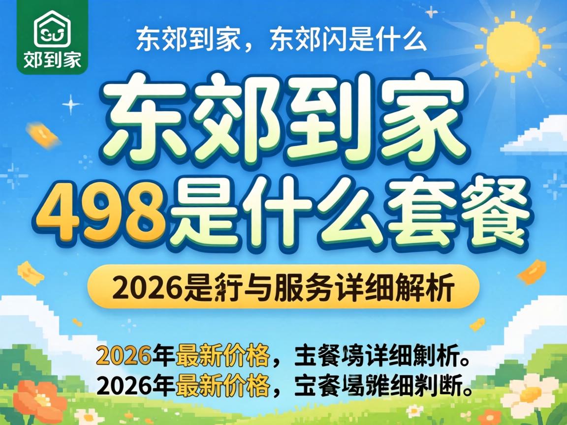 东郊到家的498是什么套餐？2026年最新价格与服务详细解析