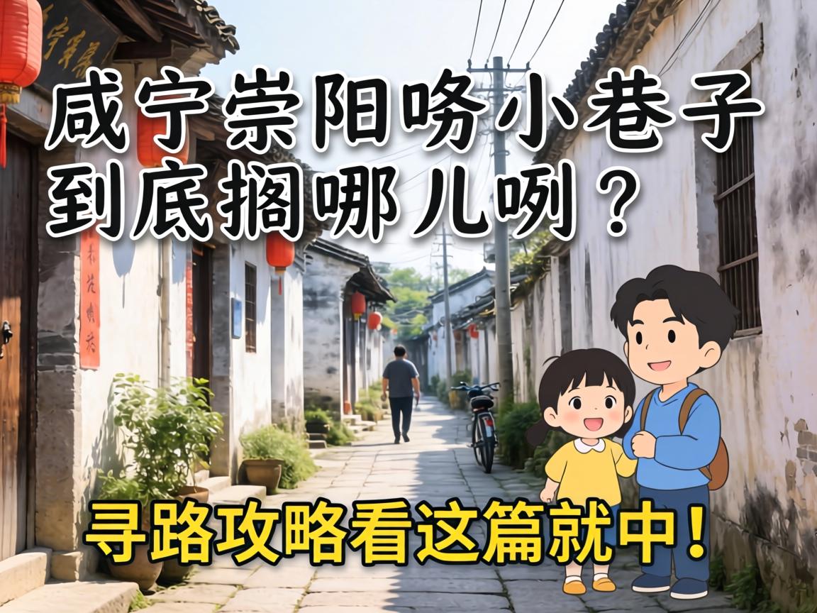 咸宁崇阳嘅小巷子到底搁哪儿咧？寻路攻略看这篇就中！