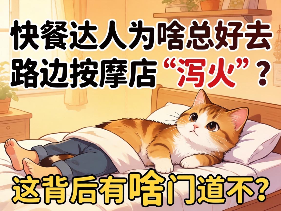 快餐达人为啥总好去路边按摩店“泻火”？这背后有啥门道不？