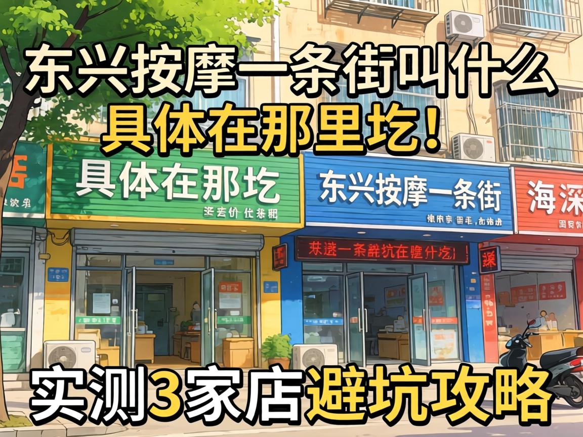 东兴按摩一条街叫什么,具体在哪圪？实测3家店避坑攻略分享
