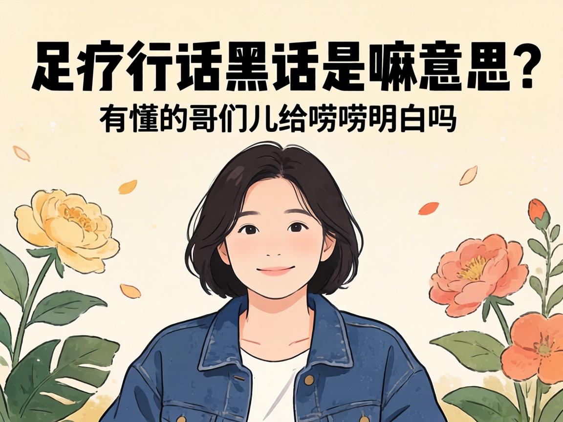 足疗行话黑话是嘛意思？有懂的哥们儿给唠唠领略吗？