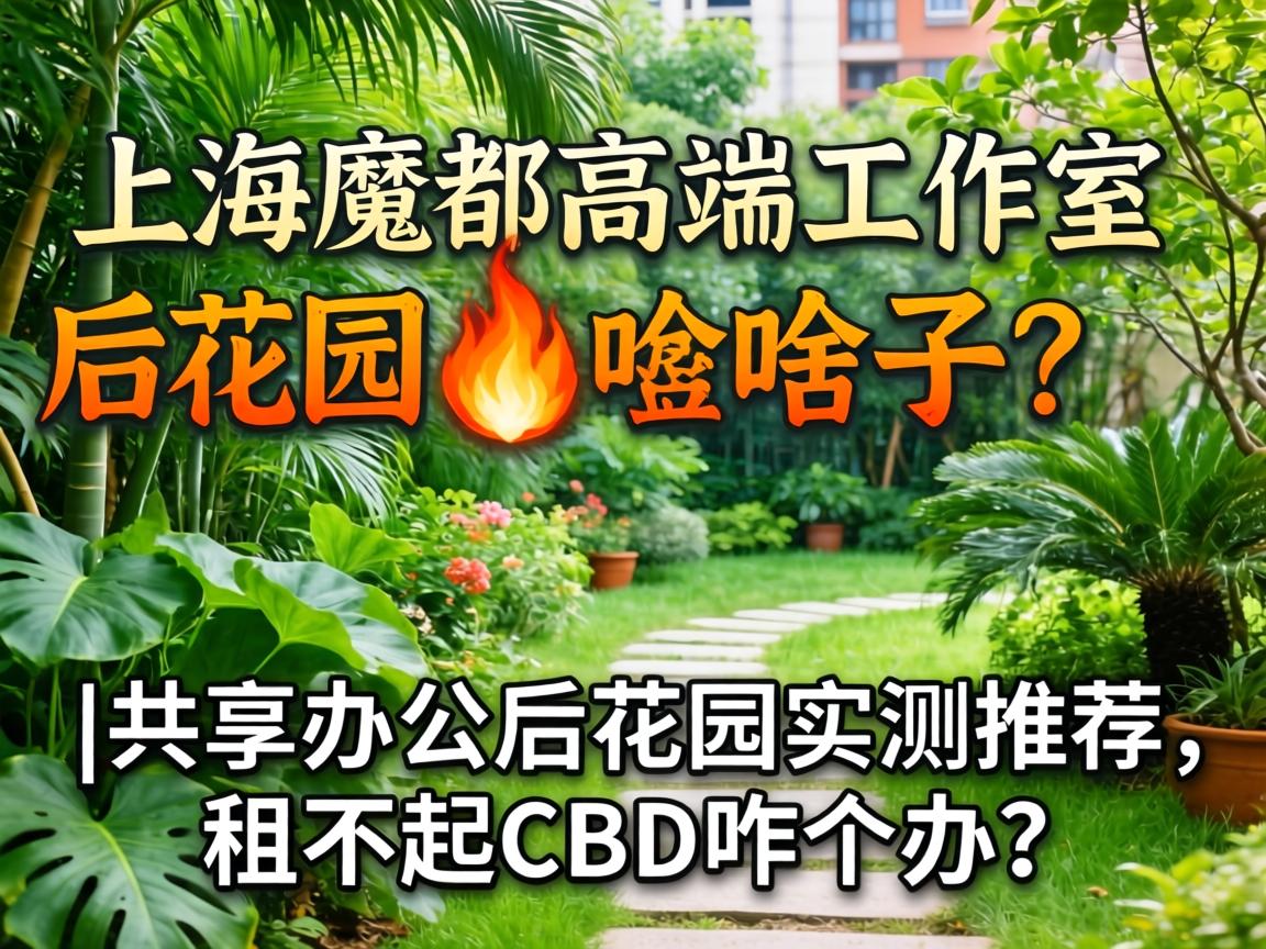 上海魔都高端工作室后花园?是啥子？|共享办公后花园实测推荐，租不起CBD咋个办？