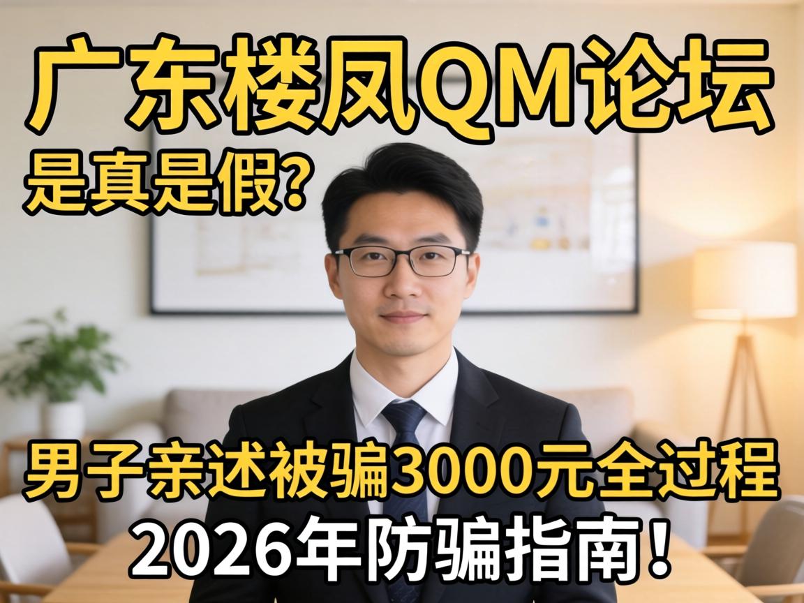 广东楼凤QM论坛，是真是假？男子亲述被骗3000元全过程，2026年防骗指南！