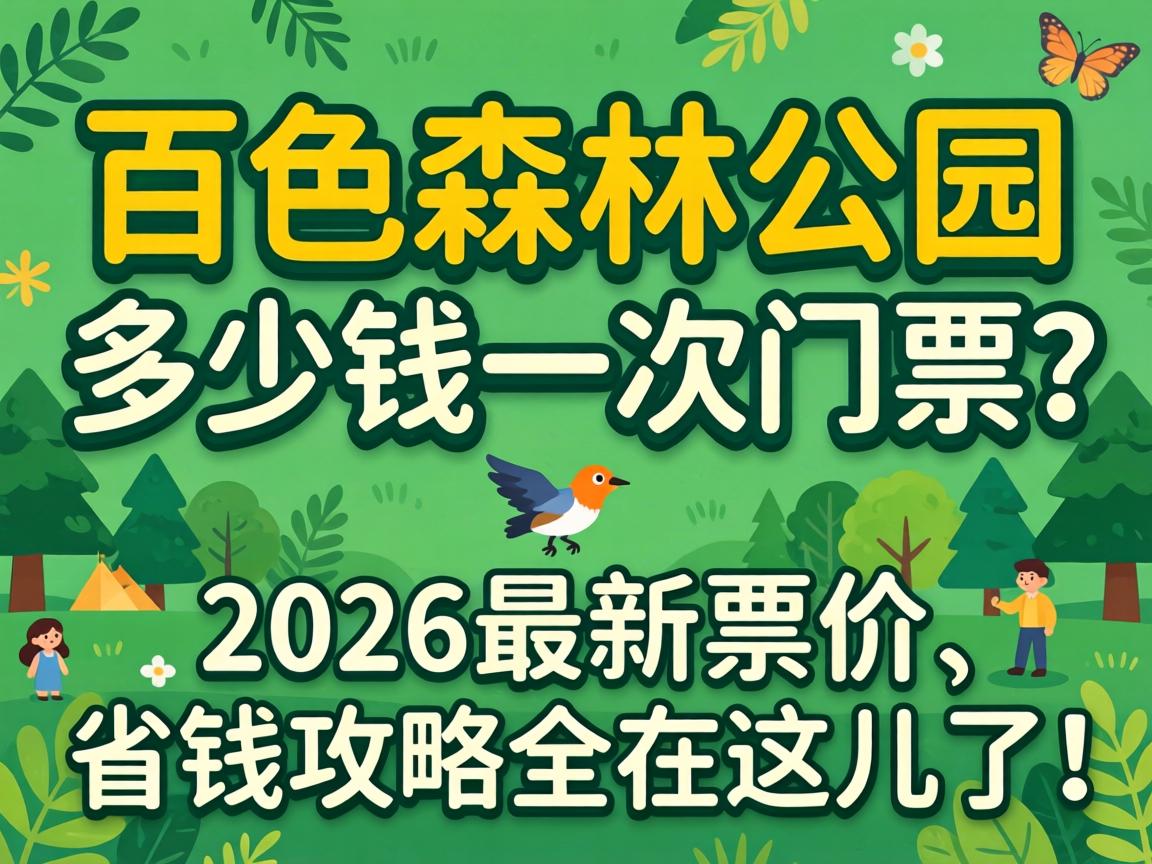 定西丛林公园几多钱一次门票？2026最新票价、省钱攻略全在这儿了！