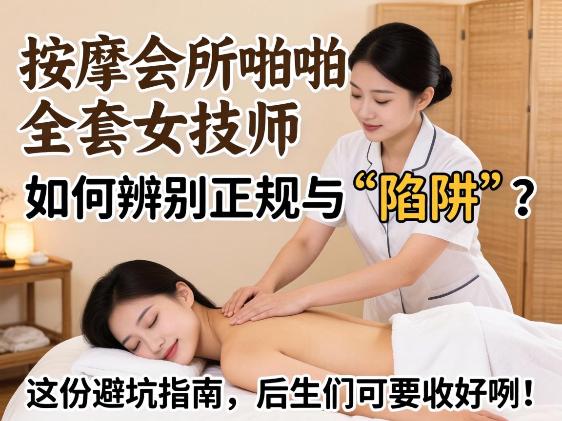按摩会所啪啪全套女技师，如何辨别正规与“陷阱”？这份避坑指南，后生们可要收好咧！