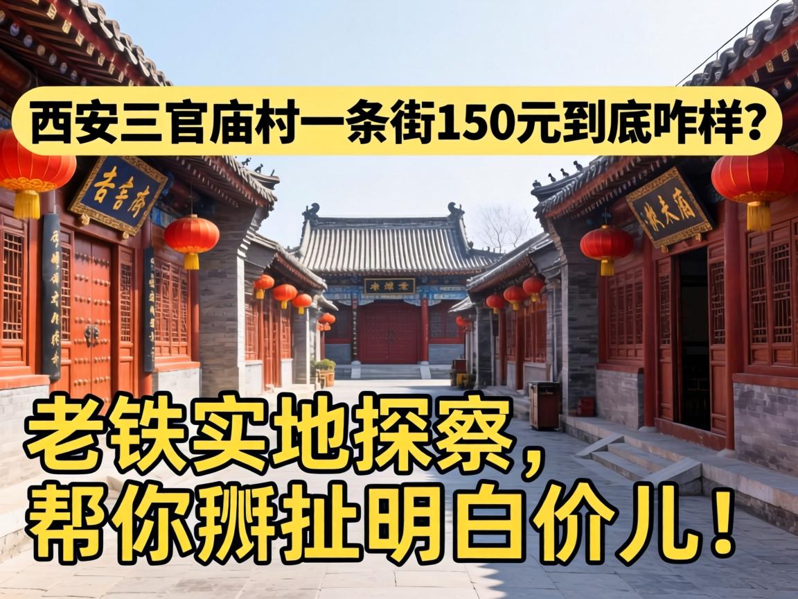 西安三官庙村一条街150元到底咋样?老铁实地探访,帮你掰扯明白价儿!