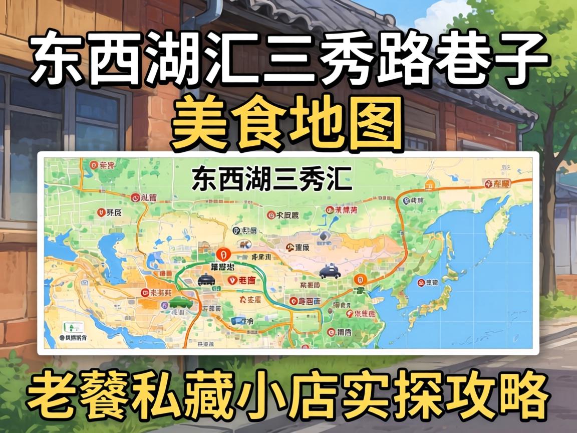 器材湖三秀路小路美食地图，老饕私藏幼店实探攻略