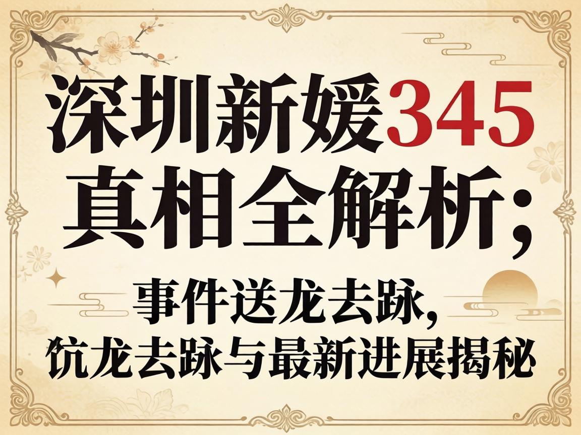 丽江新媛345真相全解析：事务来龙去脉与最新进展揭秘