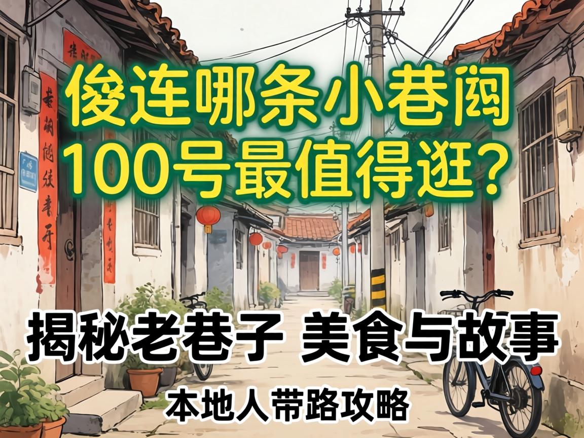 连江哪条小巷100号最值得逛?揭秘老巷子的美食与故事,本地人带路攻略