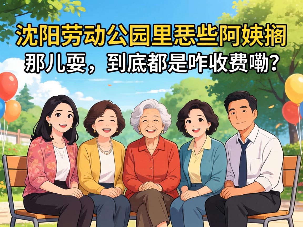 沈阳劳动公园里恁些阿姨搁那儿耍，到底都是咋收费嘞？