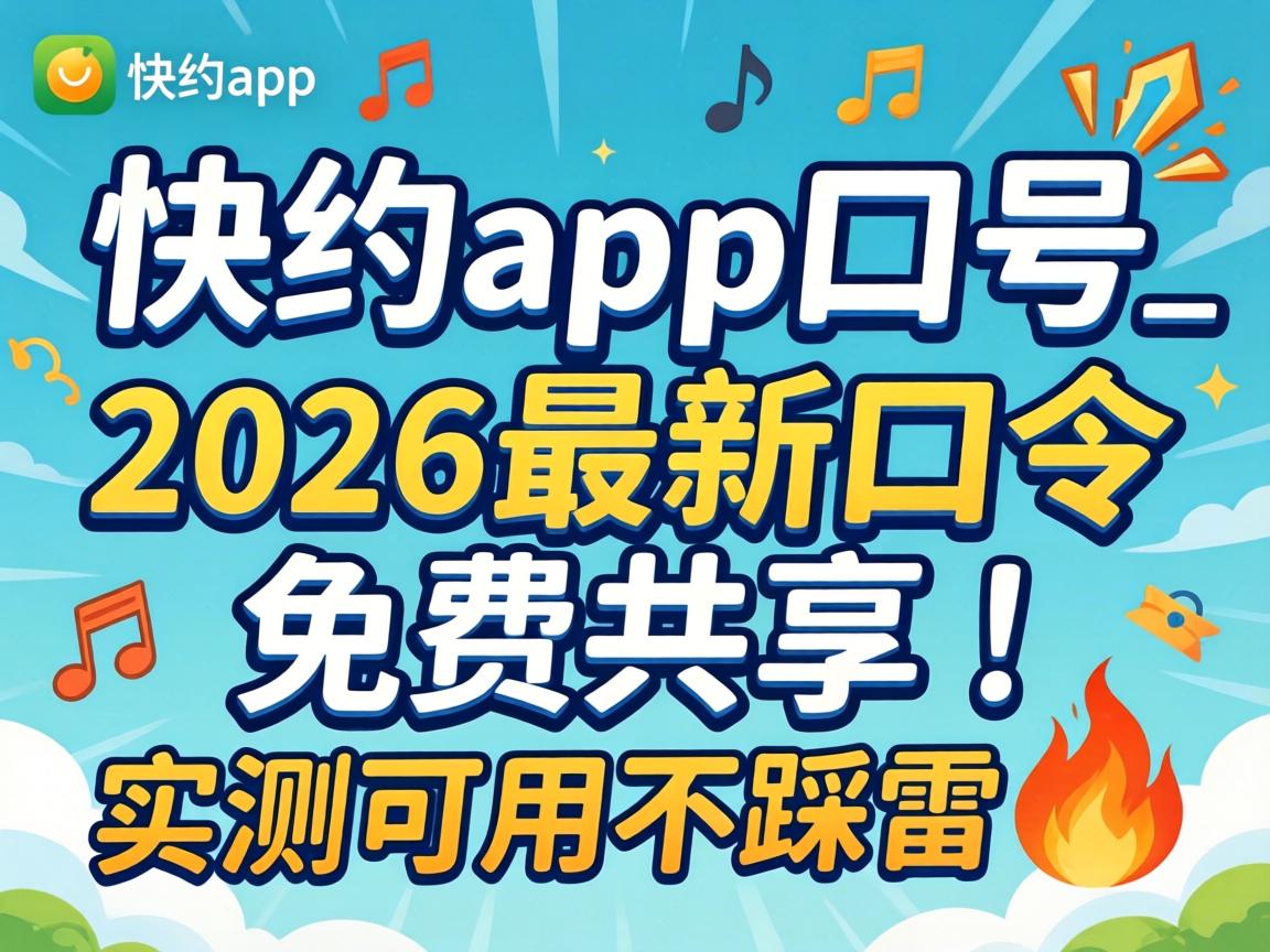 快约app口令_2026最新口令免费共享|实测可用不踩雷?