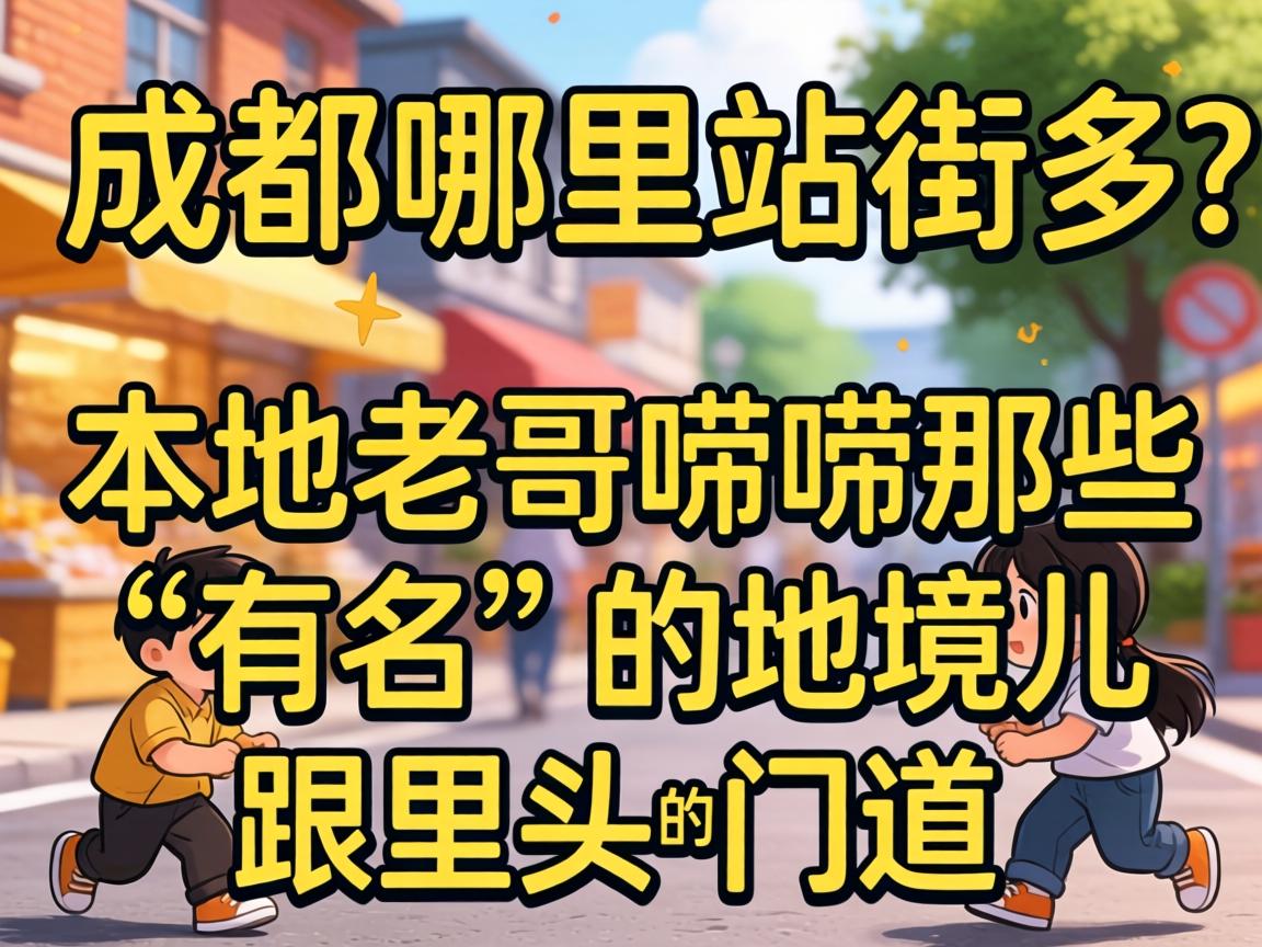 成都哪里站街多？本地老哥唠唠那些“有名”的地界儿跟里头的门道