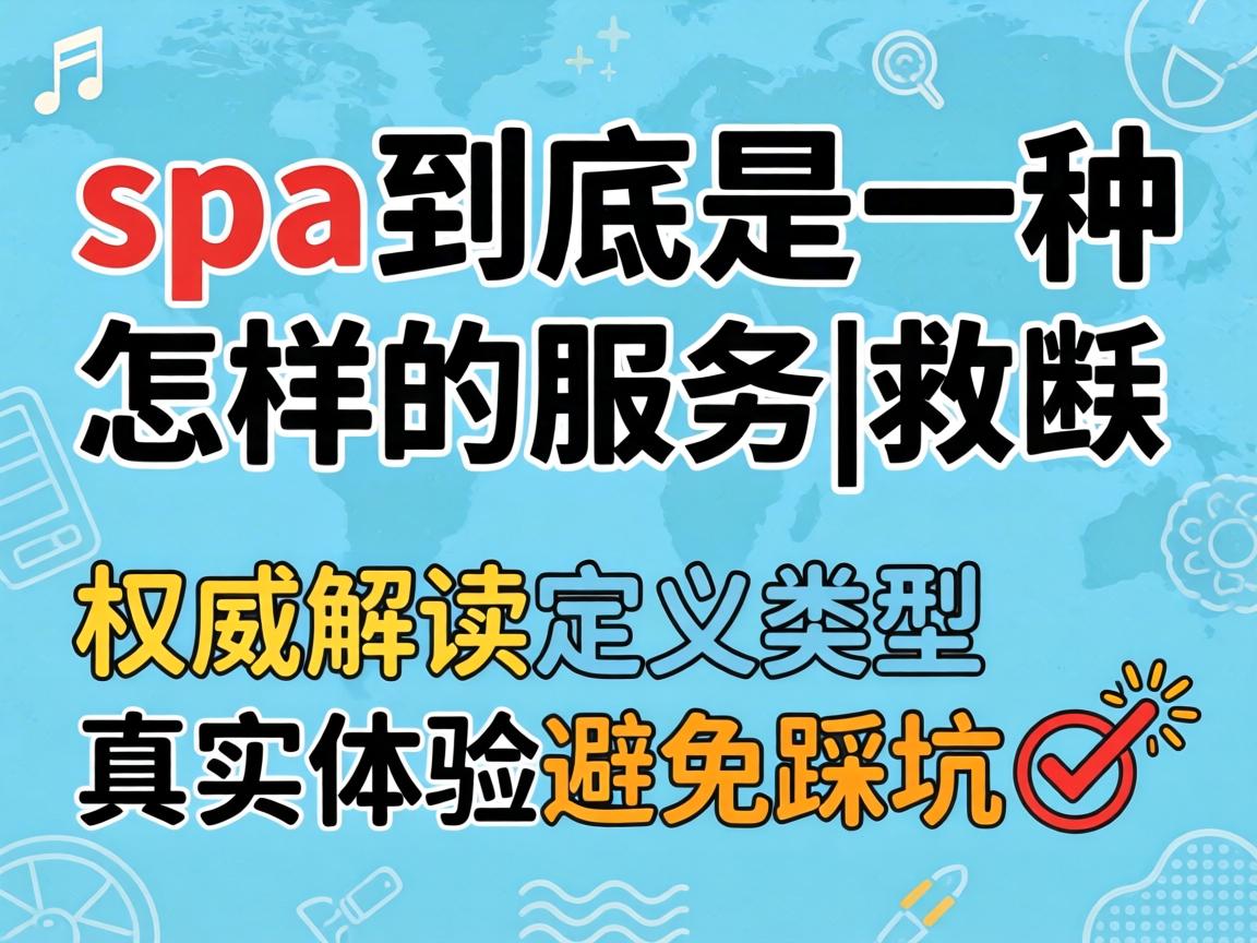 spa究竟是一种怎样的效劳|权威解读界说类型与真实体验阻止踩坑?