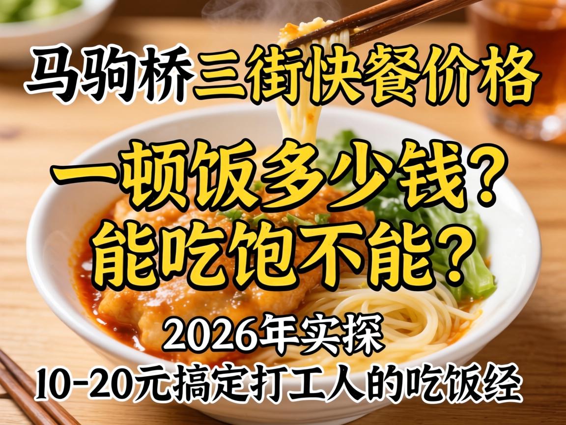 马驹桥三街快餐价值,一顿饭几多钱？能吃鼓不能？2026年实探，10-20元搞定打工人的吃饭经