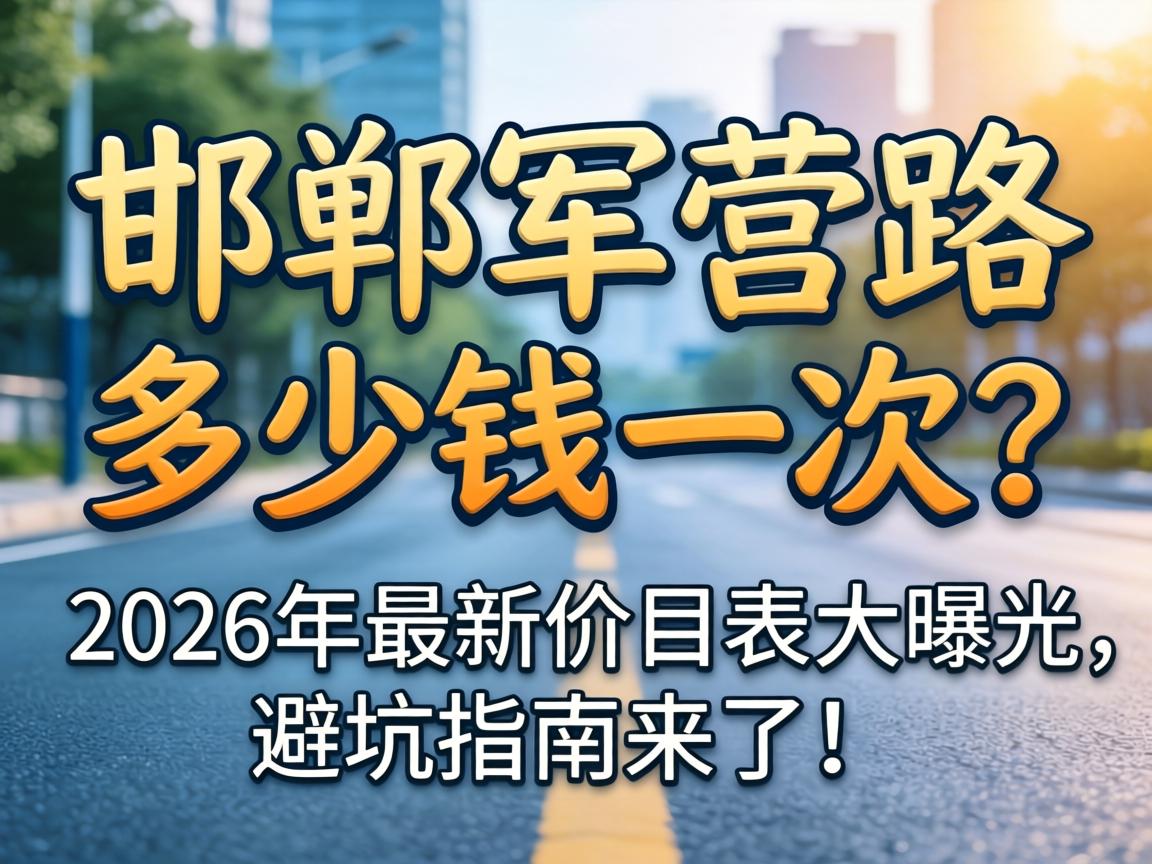 邯郸军营路多少钱一次？2026年最新价目表大曝光，避坑指南来了！