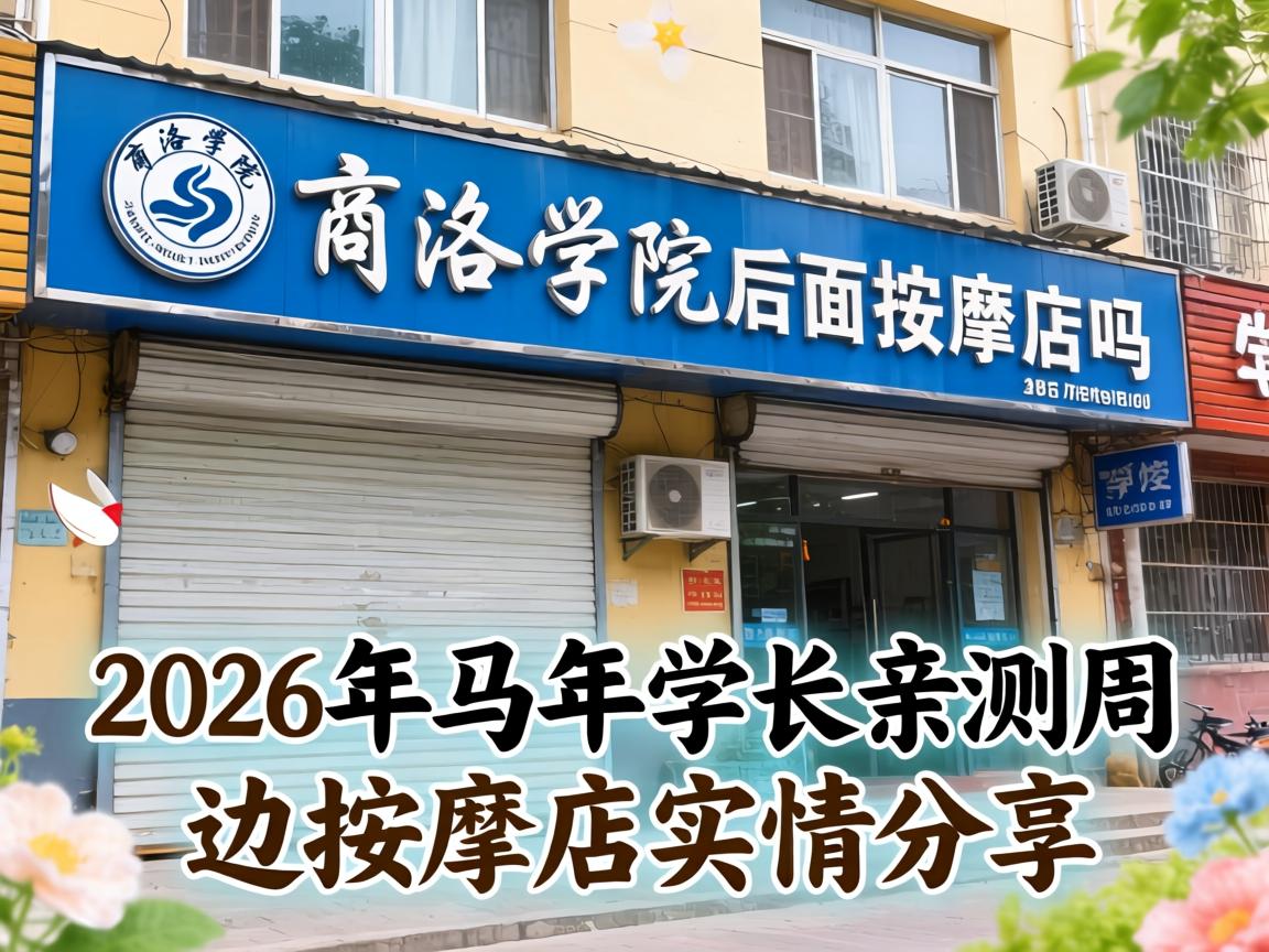 商洛学院后面有按摩店吗?2026年马年学长亲测周边按摩店实情分享