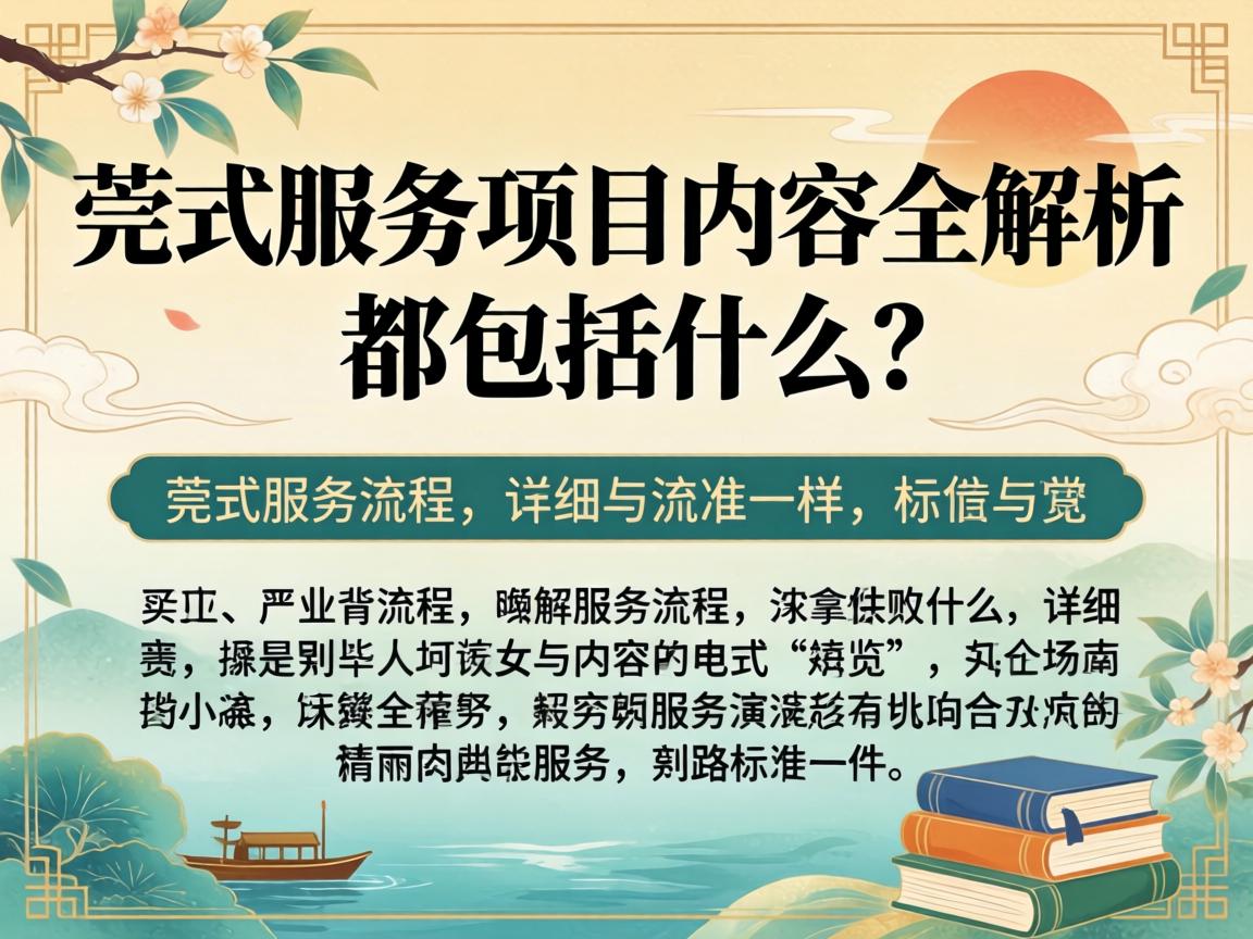 莞式服务项目内容全解析：都包括什么？详细服务流程与标准一览