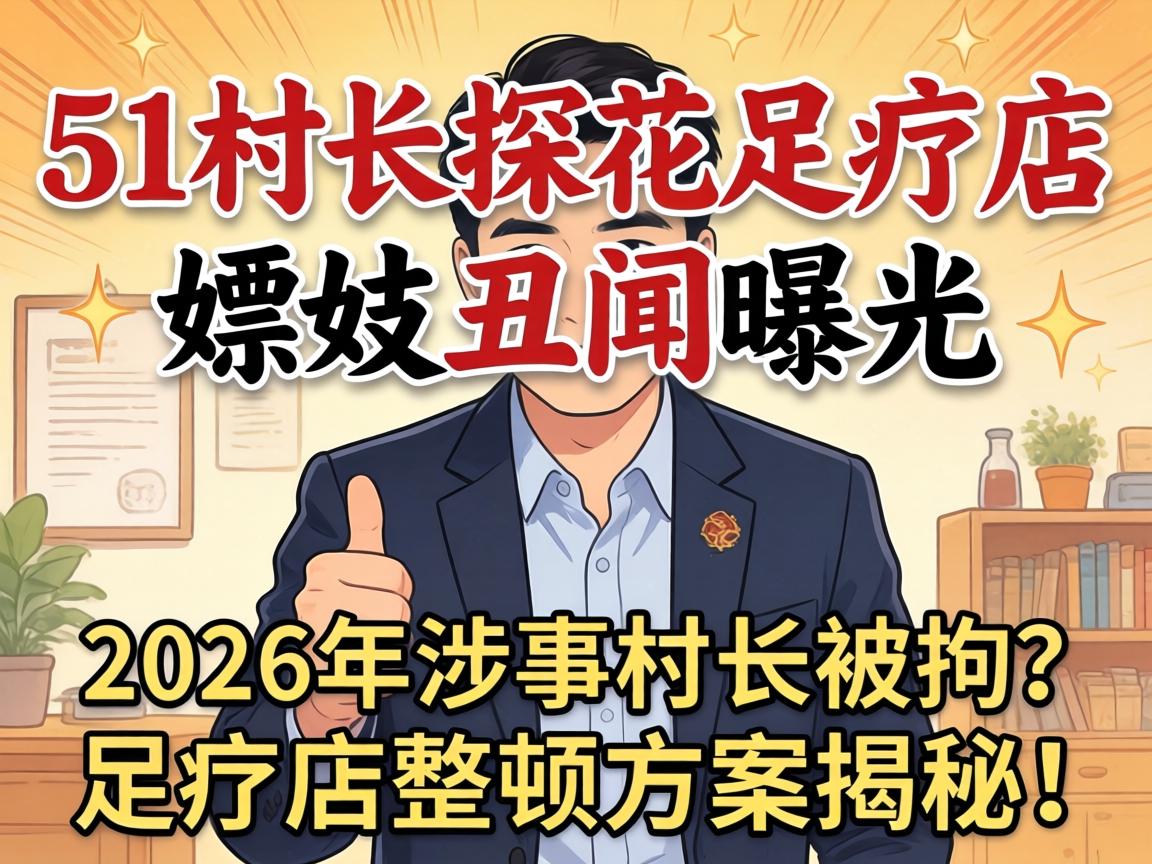 51村长探花足疗店嫖妓丑闻曝光，2026年涉事村长被拘？足疗店整顿方案揭秘！