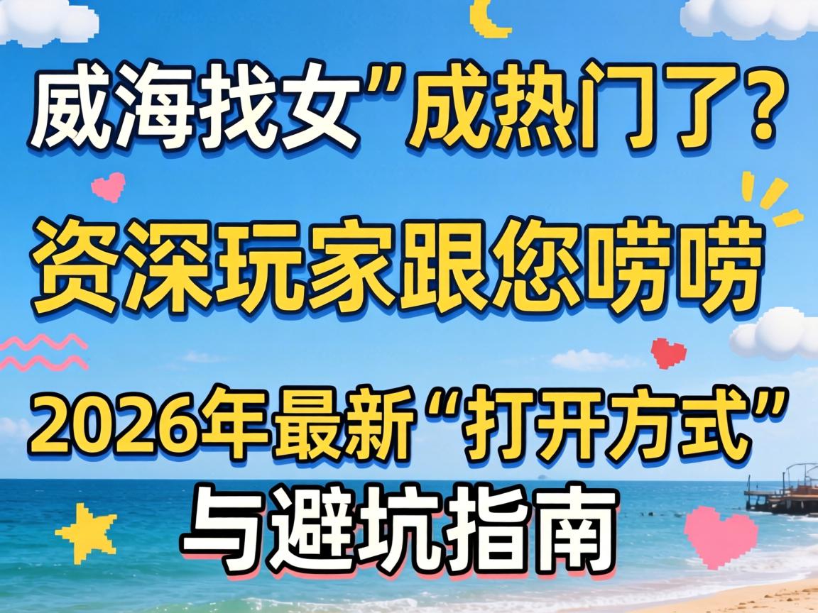 威海找女”成热门了？资深玩家跟您唠唠2026年最新“打开方式”与避坑指南