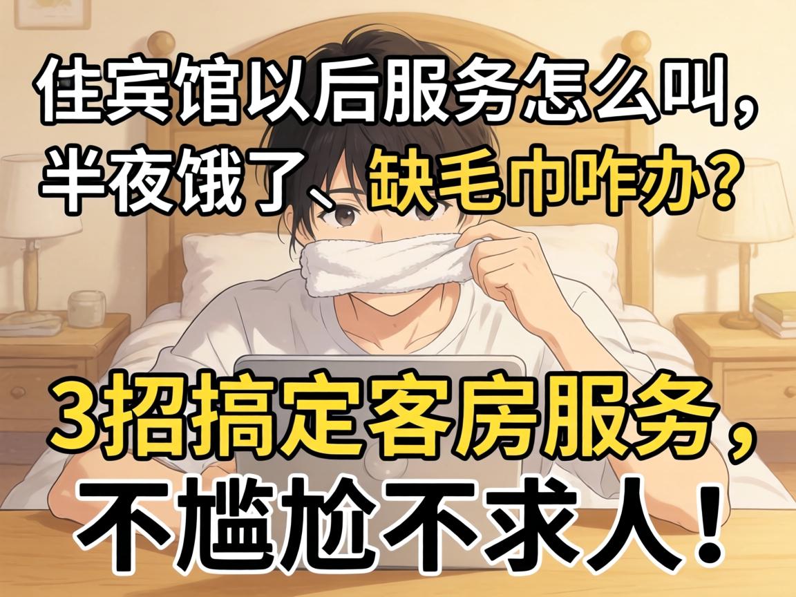 住宾馆以来服务怎么叫，半夜饿了、缺毛巾咋办？3招搞定客房服务，不狼狈不求人！