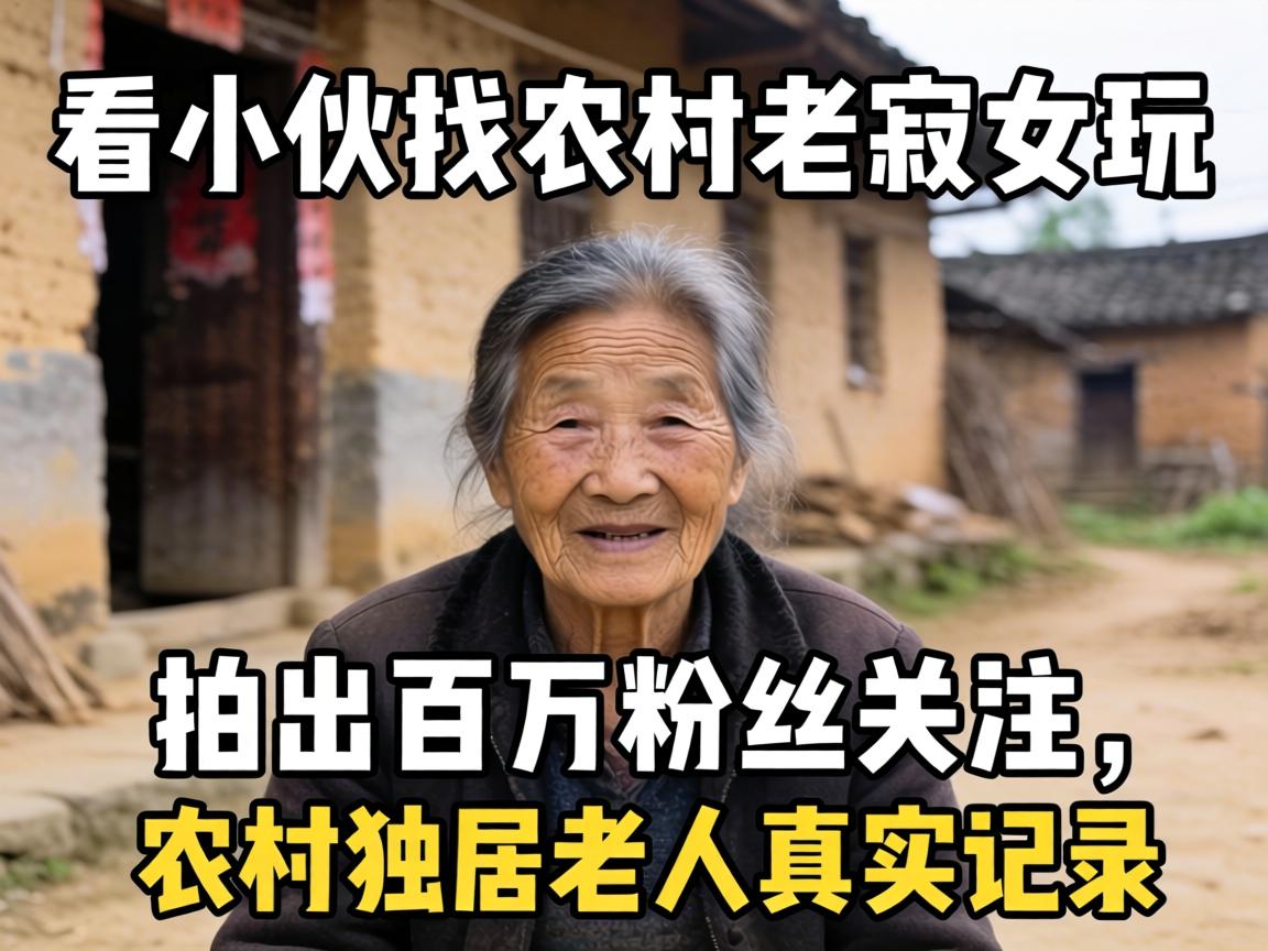看幼伙找村落老寂女玩，拍出百万粉丝关注的村落独居老人真实纪录