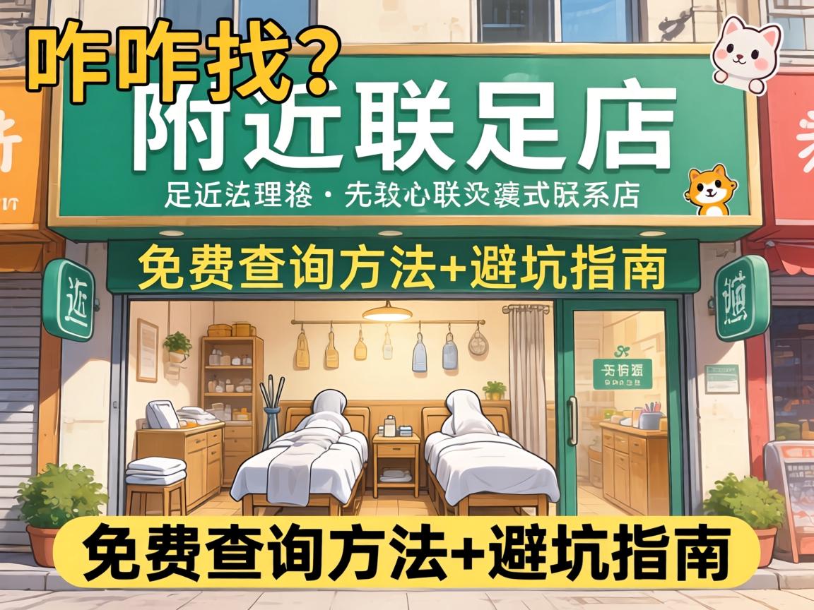 附近的足疗店联系方式咋找？免费查询方法+避坑指南